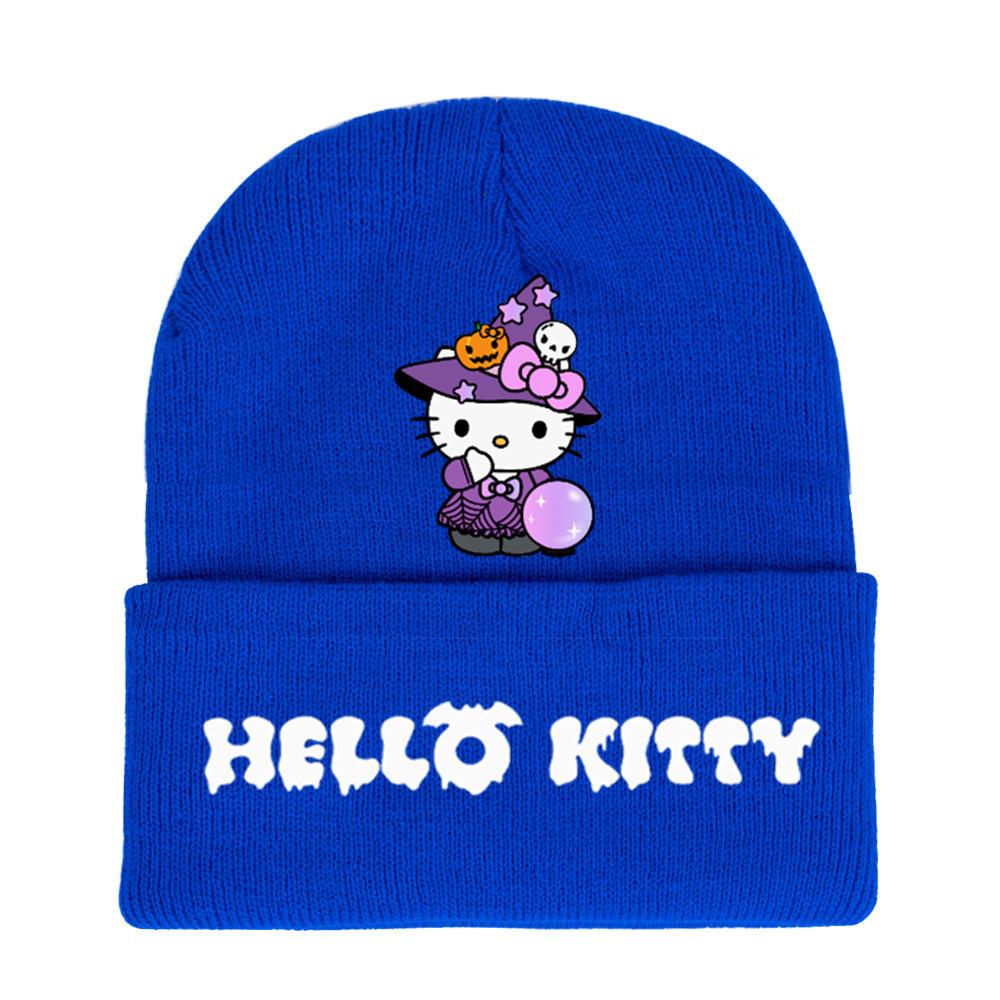Halloween Printed Knit Cap For Winter Teens And Cartoon Enthusiasts