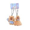 Capybara Plush Whimsical Family Basketball Keychain Set For Sports Gift Lovers