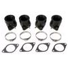 4PCS Intake Tube Boot Replacement for XJ650 XJ750 1981-1983 Replacement for 5G2-13586-02-00 5G2-13596-01-00