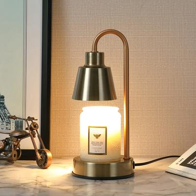 Lampada Scaldacandele Domestica Regolabile alla Moda Lampada da Tavolo con Base in Ferro Lampade Aromatiche Candela