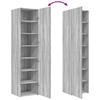 Highboard Gray Sonoma 45 X 42.5 X 185 Cm Particleboard