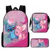 Lilo Unisex Kids Backpack Set Waterproof Oxford School Activities Outdoor