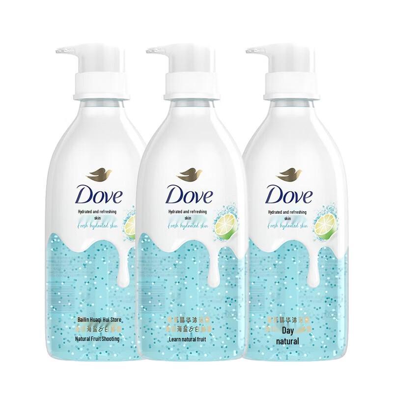 Dove Essence Shower Gel with Glacier Sea Salt & White Pomelo