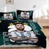 Messi Argentina Art Print 3Pcs Bedding Set,Duvet Cover with 2 Bedro,Pillowcase Home Birthday Gift