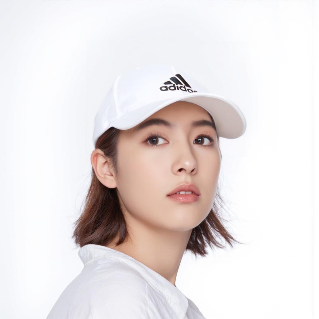 Adidas Solid Color Embroidered Logo Polyester Baseball Cap Unisex Hats S98150