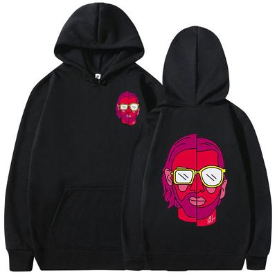 Le Monde Chico Dubbelsidig Grafiskt Tryck Huvtröjor Album PNL Fransk Rap Hip Hop Tröjor Herr Dam Mode Pullover Streetwear