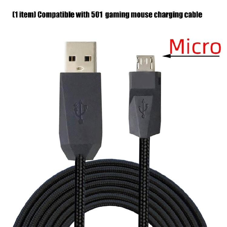 Replacement Mouse Lines PVC USB to Type C Charging Mouse Cable for Gladius II ROG Spatha Gaming Mouse