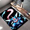 Greninja Printed Non-slip Flannel Carpet, Machine Washable, Soft Carpet for Home Decoration in Living Room and Bedroom