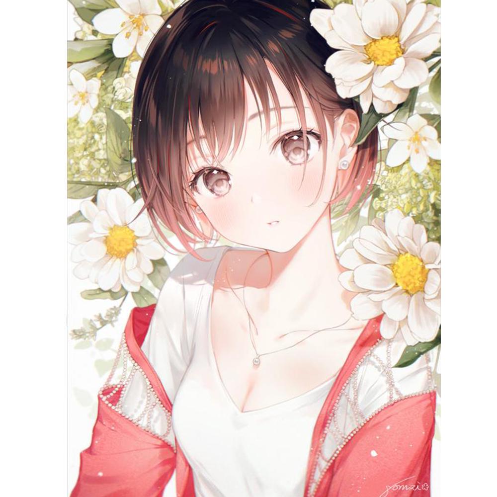 5D DIY Round Full Round Diamond Painting Anime Diamond Embroidery Complete Home Decorative Gift