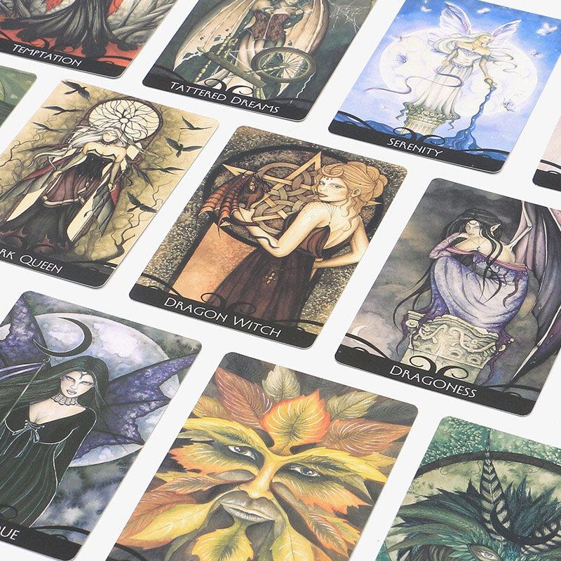 Wersja angielska 36 arkuszy Zaczarowana talia kart wyroczni