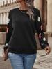 2026 New Fashion Womens Feather Print Sweatshirt Crew Neck Long Sleeve Casual Loose Pullover Autumn Winter Warm Top Woman Hoodie