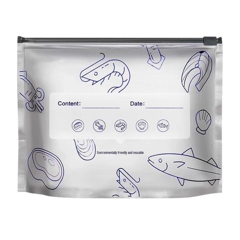 Aluminum Foil Reusable Sealing Bag for Food Storage and Freezing