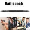 1/2PCS Spring Tool Hammerless Nail Set Center Pin Punch Spring Loaded Marking Carpenter Woodwork Drill Bit Door Pin Removal Tool