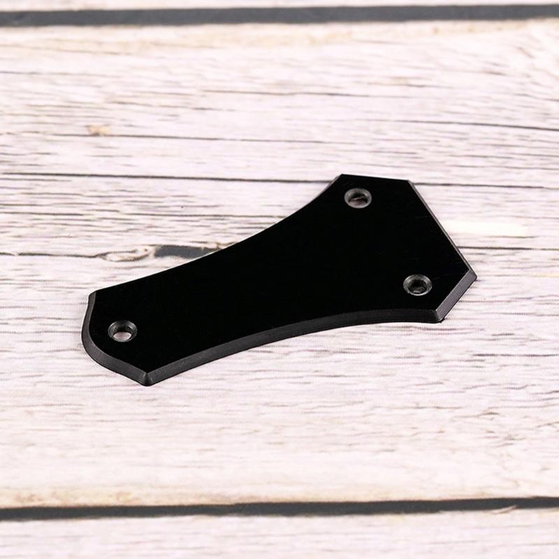 Plastic Construction 3 Mounting Hole Guitar Trusses Rod Protectors Single Layer Bullnose Styles Guitar Trusses Rod Cover