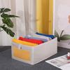 Pants storage box, windowable clothes storage box, foldable clothes, underwear storage, finishing box, storage basket.