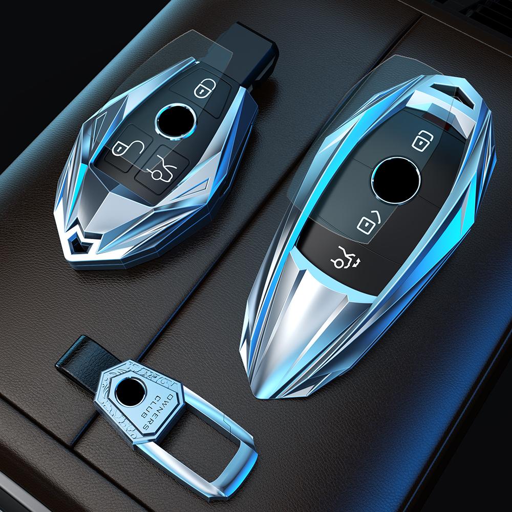 Zinc Alloy Car Key Case For Mercedes Benz E Class W213 W205 E200 E260 E300 E320 Amg Cla Remote Fob Shell Case