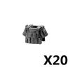 Military MOC Soldier Figure MOC Building Blocks Special Forces Accessory Alpha Helmet Vest Backpack Belt Kit Mini Toy Gifts K127