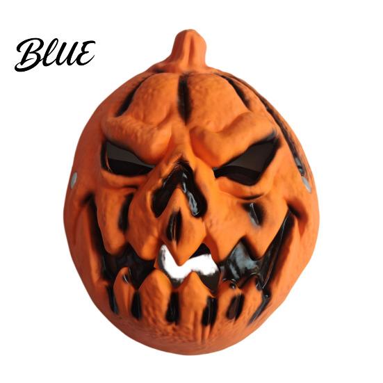 Eye Catching Party Mask Halloween Pumpkin Mask 3D Spooky Jack O Lantern for Cosplay Party Lightweight PU Foam Breathable Scary Face Adults