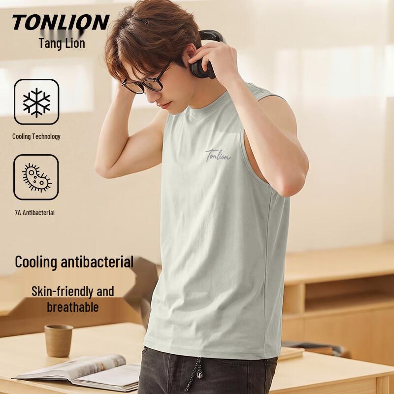 Мужская антибактериальная охлаждающая майка TonLion 7A M