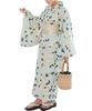 3 Piece Set One Piece Yukata Separate Yukata 2 Parts Summer Festival Fireworks Festival Summer Free Petit Light Green [Kobe Lettuce] [Petit Lettuce]