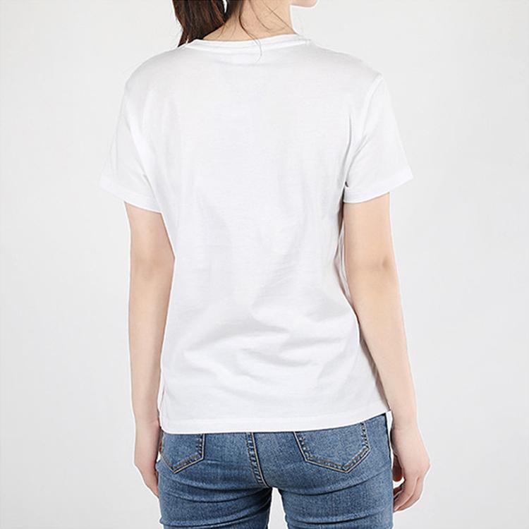 Puma Classics Logo Tee Life Series Large Logo Short Sleeve T-Shirt Women Tops White 596512-62