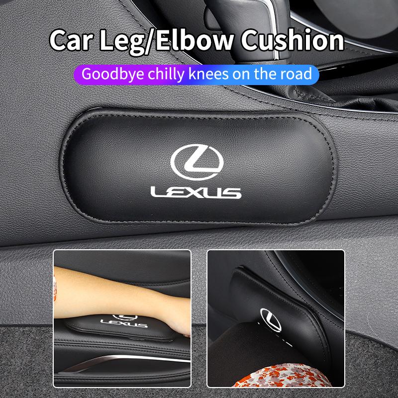 PU Leather Car Knee Cushion Knee Protective Pad Auto Interior For Lexus UX250h RX450h CT200h RX400h NX300h IS350 ES3350 IS250 ES