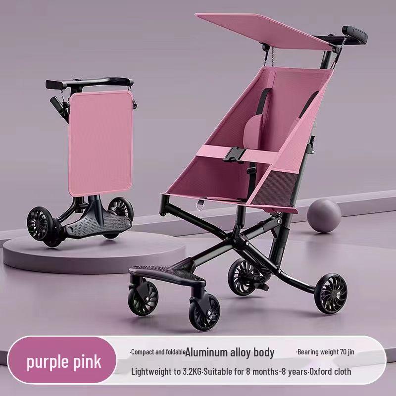 Compacte opvouwbare paraplu kinderwagen: Lichtgewicht, Reisvriendelijk en Klaar voor het Vliegtuig voor het Comfort van uw Baby.