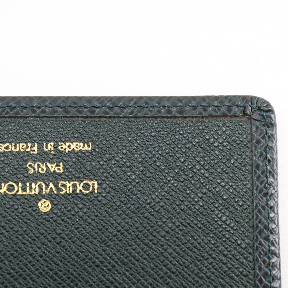 LOUIS VUITTON Agenda Bureau Notebook cover R20407 Notebook cover Epithea Deep green Taiga mens Used