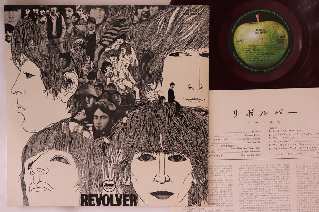 LP Record BEATLES - Revolver (- Red Vinyl) AP8443 APPLE 1969 Japan Rock Used