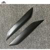 For Toyota Mark X 2004 - 2009 Carbon Fiber Headlight Cover Eyebrows Reiz Fiber Glass Primer Car Front Lamp Eyelids Sticker 2Pcs