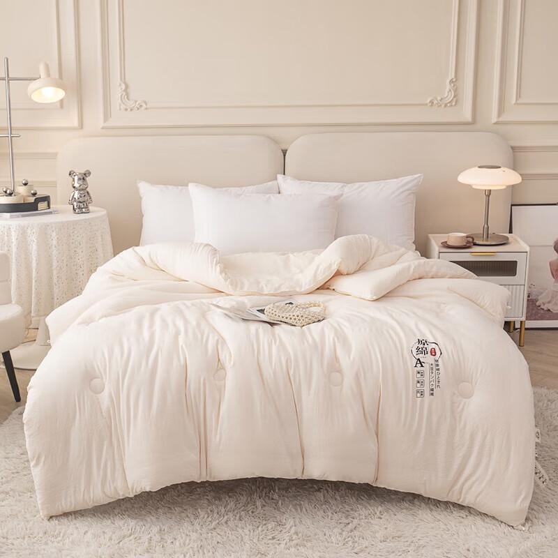 

Woodpecker Pure Cotton Undyed Soybean Quilt