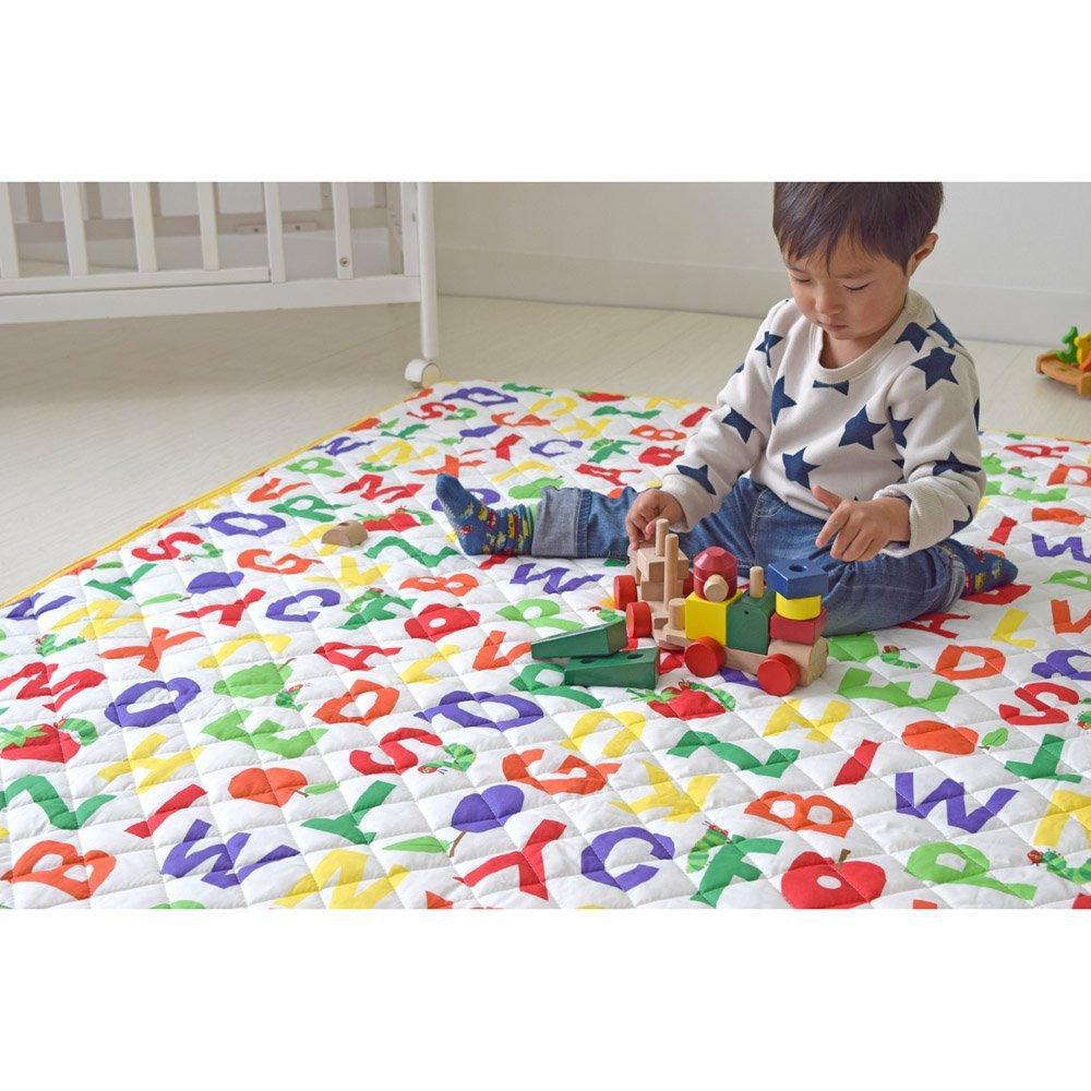 The Very Hungry Caterpillar Play Mat, 150x150cm, Rug, Baby Mat, Play Mat with Non-Slip Backing, by Eric Carle