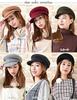 Wool Asymmetrical Casquette Camel [Curvy's] 01.