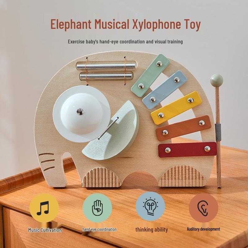 

Children s Educational Elephant Xylophone Toy