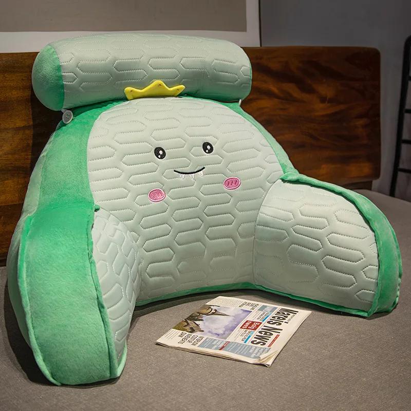Summer Latex Ice Silk Cartoon Waist By Cool Feeling Classroom Sedentary Waist Support Cushion Breathable Sofa Pillow Lie Pillow