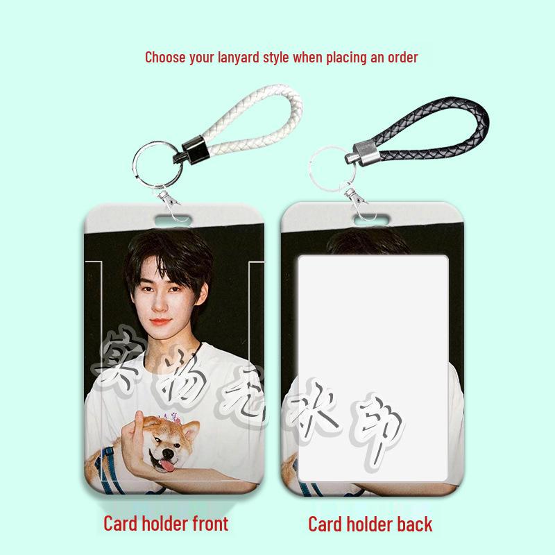 Zhang Zhenyuan TINTS Student Card Holder - Sliding ID/Bus/Water Card Protective Case