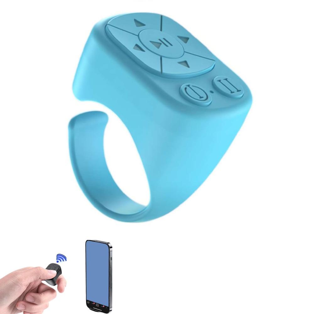 Wireless Connection Ring Remote Control Bluetooth-compatible Page Turner  Video Recording