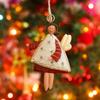 DIY Xmas Angel Girl Pendant Santa Claus Christmas Tree Accessories Christmas Santa Ornaments  Party