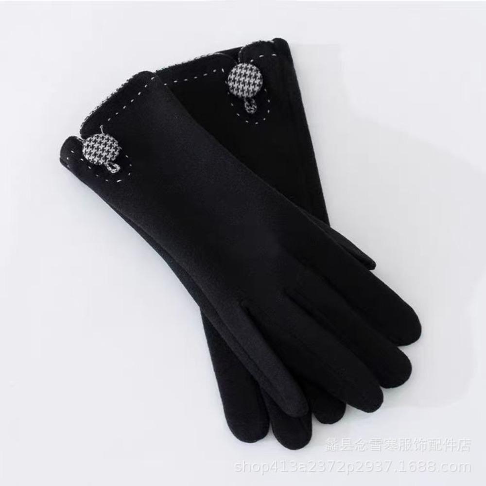 

Touchable Screen Winter Gloves Warm Skiing Gloves Hot Sale Touch Screen Gloves Women Men чёрный