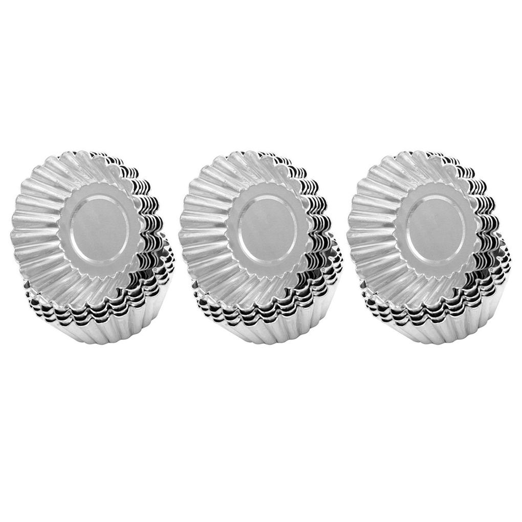 Egg Tart Molds Non-Stick Reusable Kitchen Tools Muffin Mould Household
