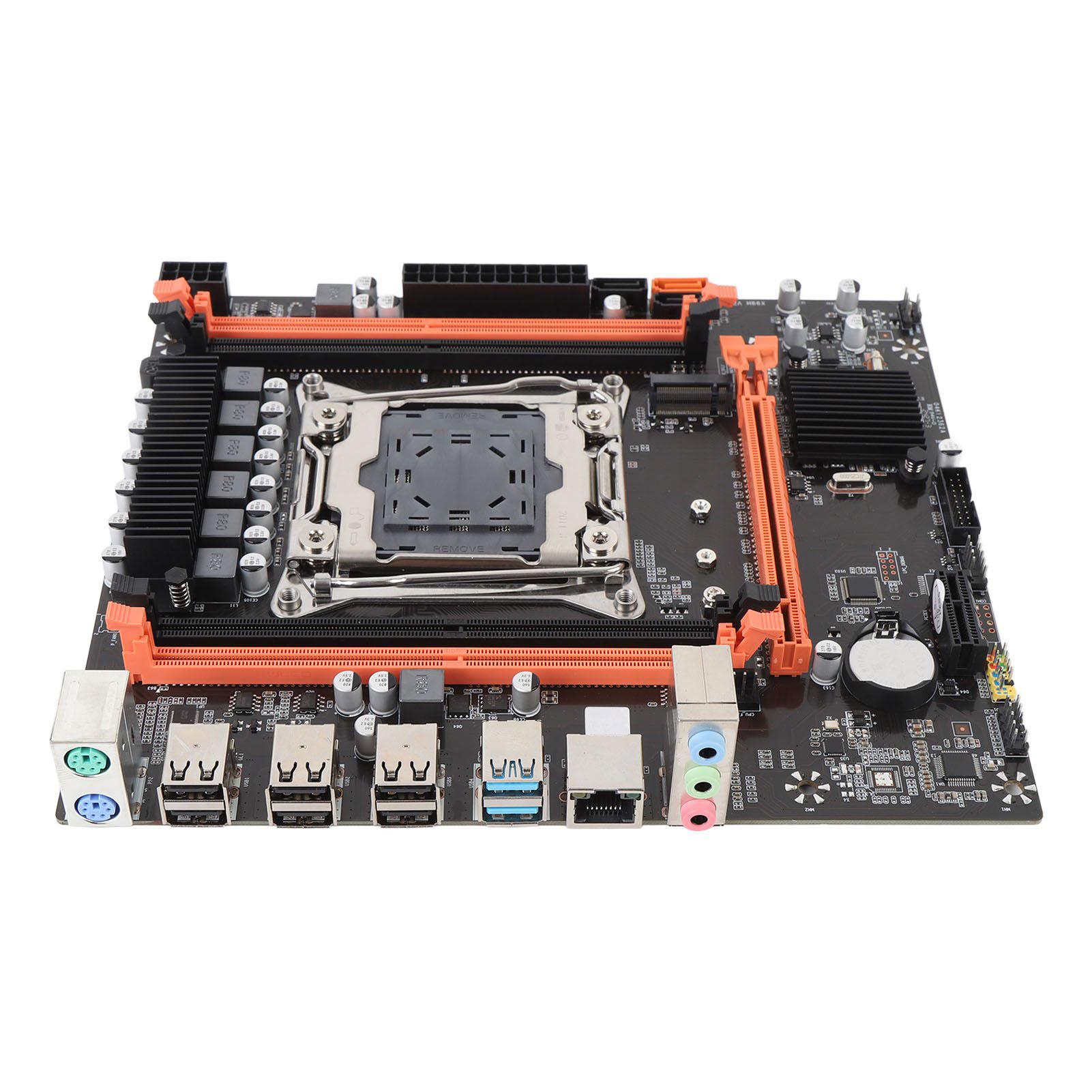 

Материнська плата X99H 4 DDR4 LGA2011 3 Настільна материнська плата USB3.0M.2 Nvme Serial ATA 3.0