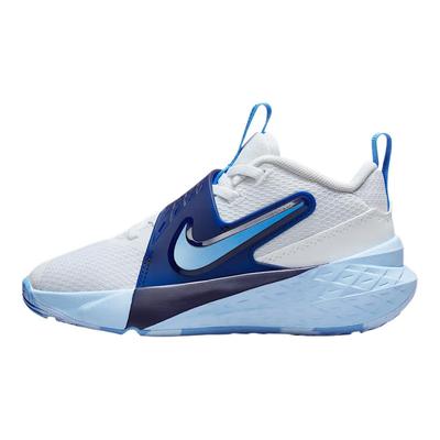 Team Hustle D12 PS Psychic Blue Kids Sneakers White Midnight-Navy University-Blue HF6280-100