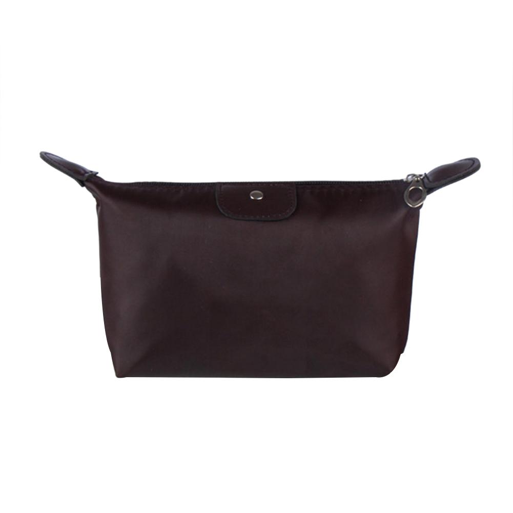 Women Candy Color Dumplings Shape Travel Bathroom Cosmetic Bag