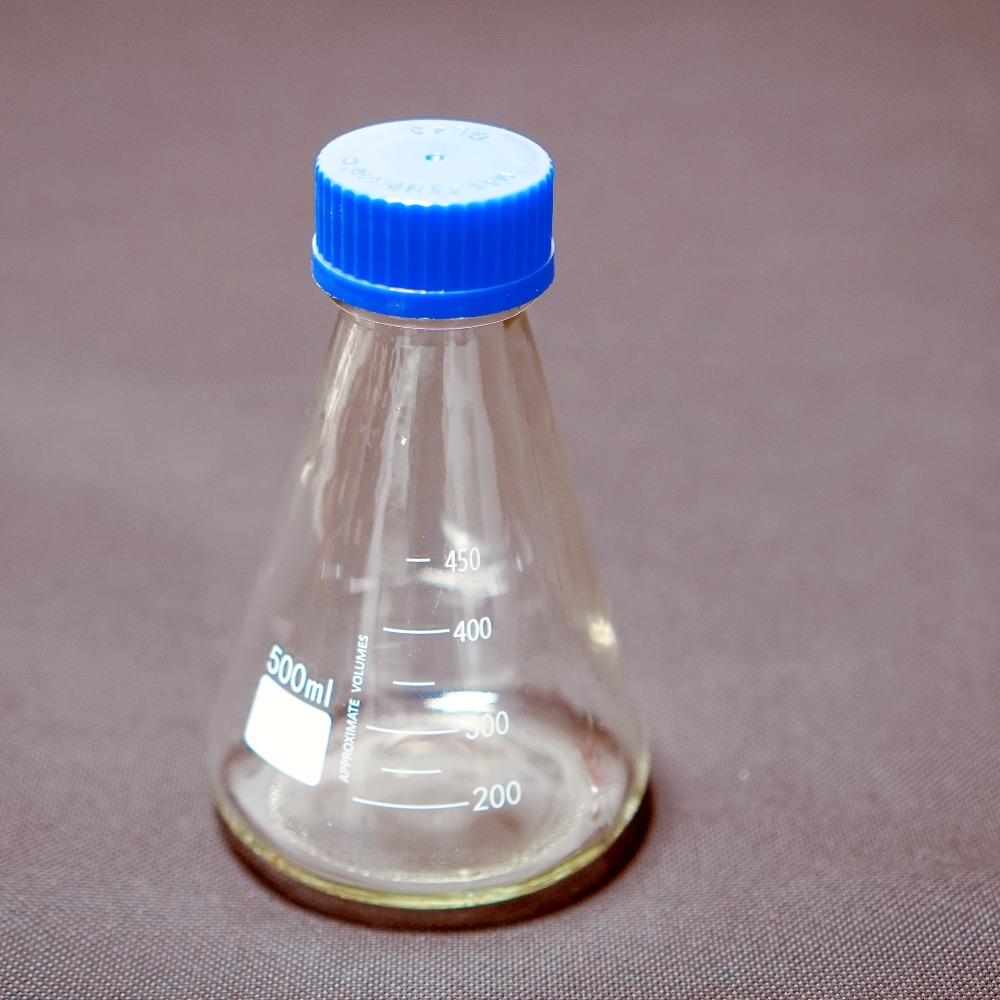 Fiaschi Conici in Vetro da 100-1000ml con Tappi a Vite Blu Fiaschi Triangolari da Laboratorio Bottiglie per Reagenti Chimici Bottiglia Sigillante
