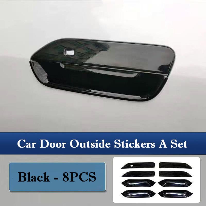 For BYD Yuan UP Pro 2024 2025 Car Door Outside Handle Decoration Frame ABS Door Bowl Protective Stickers Exterior Accessories