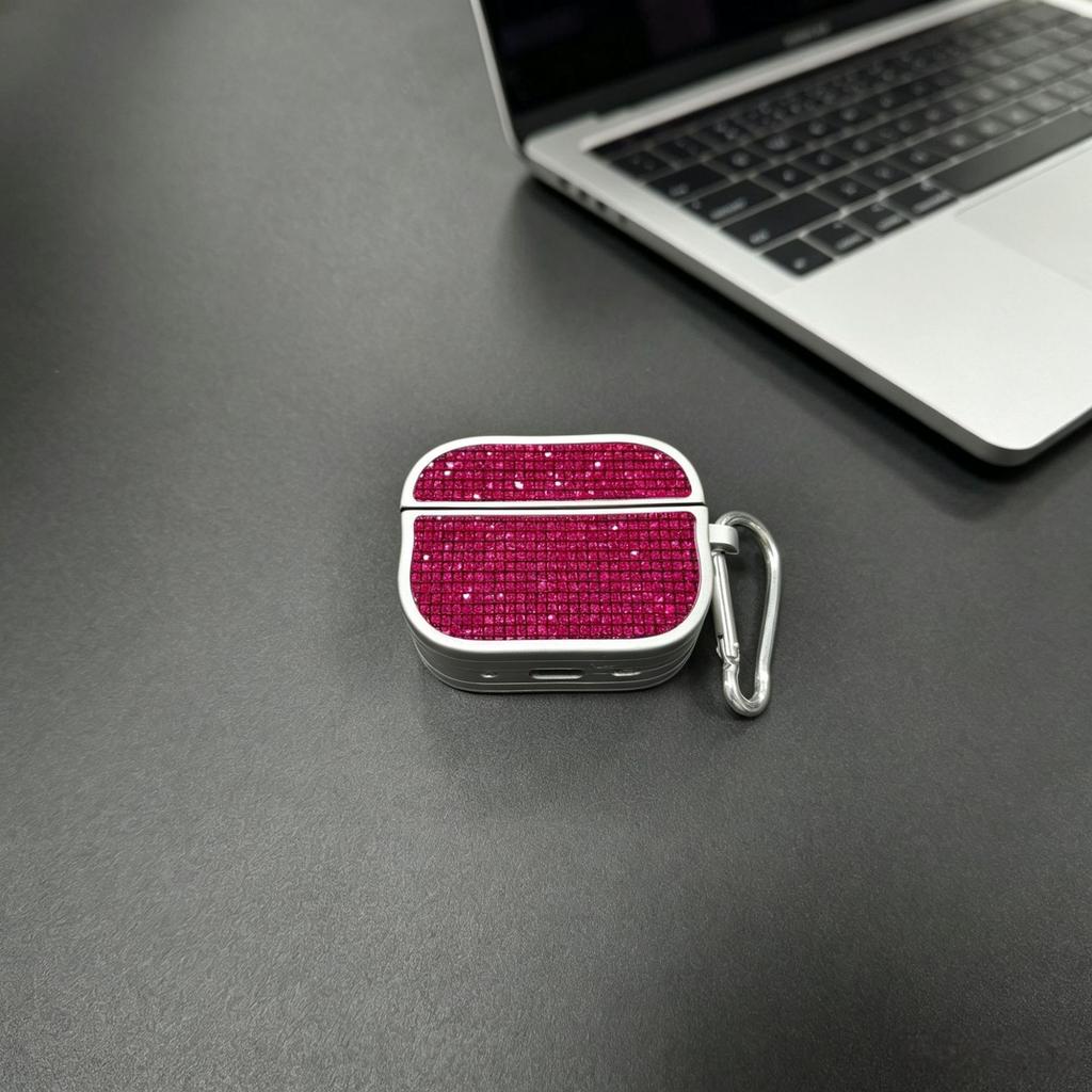 Full diamond electroplating spray paint for apple AirPods 1 earphone case sticker glitter AirPods pro1 earphone cover