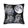Thinking Monkey Meme  Pillowcases Accessories Soft Cushion Cover Gift  Throw Pillow Case Cover Bedroom Multiple Sizes