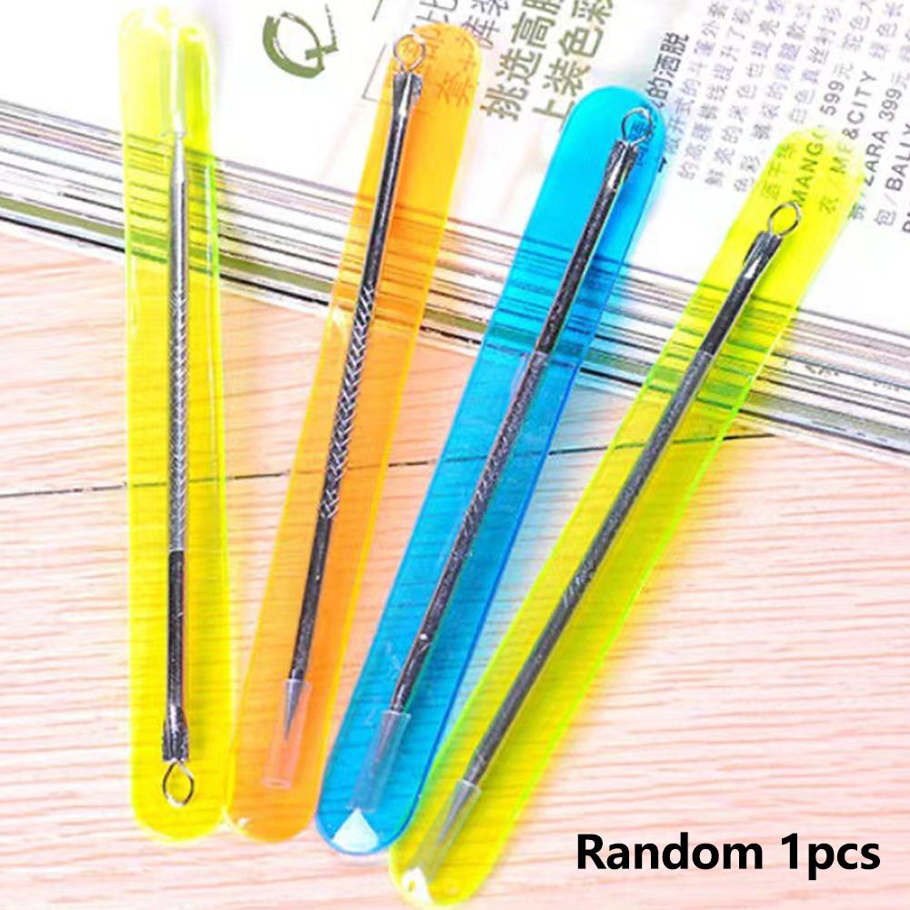 10Pcs Blackhead Comedone Acne Pimple Blemish Extractor Remover Stainless Steel Needles Remove Tools Face Skin Care Pore Cleaner
