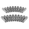 Wheels Studs Conversion Kit M14x1.5 To M12x1.5 Long Lug Bolts Screw Adapter for Car Alloy Wheel Repair and Maintenance