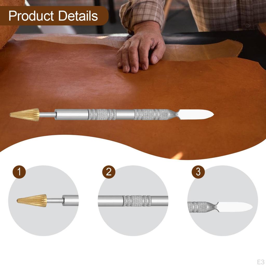 Leather Edge Dye Pen Printing Tool Applicate for Bag Making Smooth Easy to Apply Paint Roller